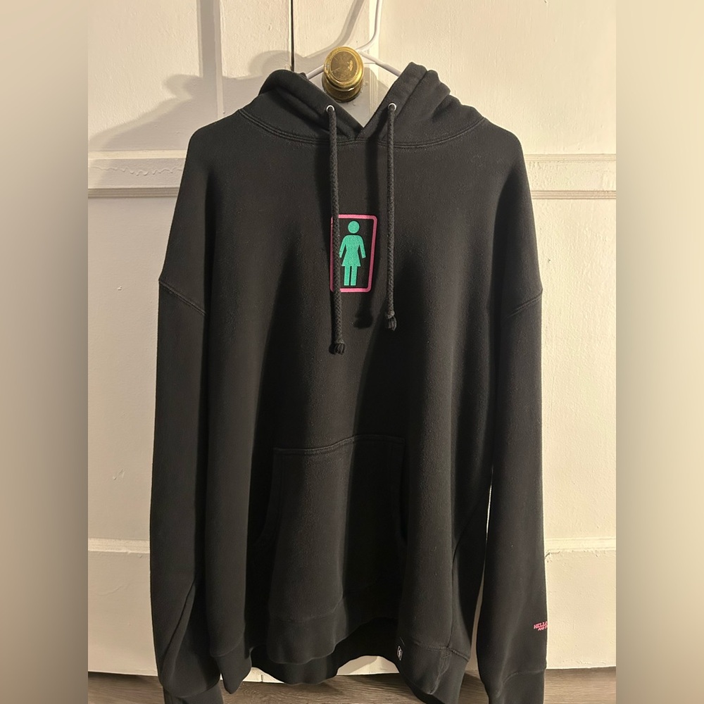 Girl x Sanrio Kawaii Arcade Friends, Hello Kitty Black Hoodie